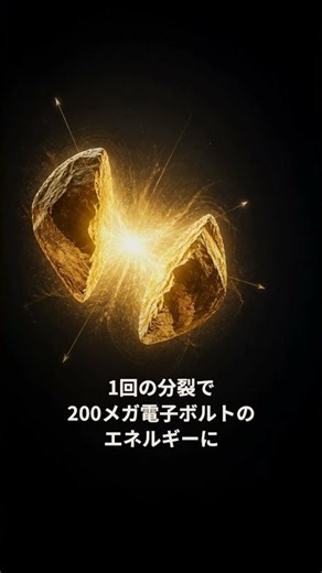 なぜ中性子1つでウランの原子核は真っ二つに割れるのか｜30秒物理