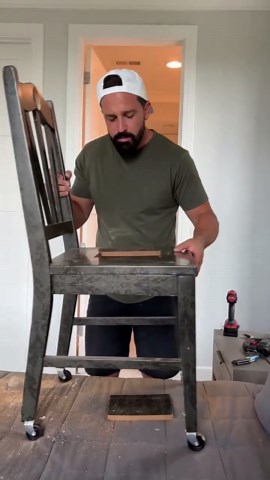DIY Wheeled Chair Upgrade — Easy Build for Smooth Rolling