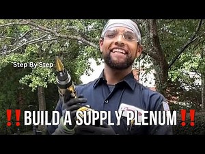 How To Build A Supply Plenum Step By Step🔨