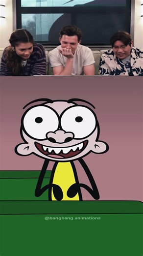 Tom holland reaction to funny animation 2 #shorts #funny #helpmemakethismakesense #tomholland