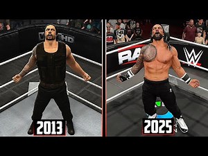 Roman Reigns Evolution in WWE Games! (WWE 2K14 - WWE 2K25)