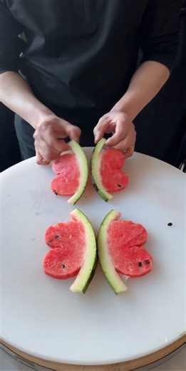 Watermelon Transformation Stunning Butterfly Carving Tutorial#Fruit Carving Ideas#Kitchen Skills#