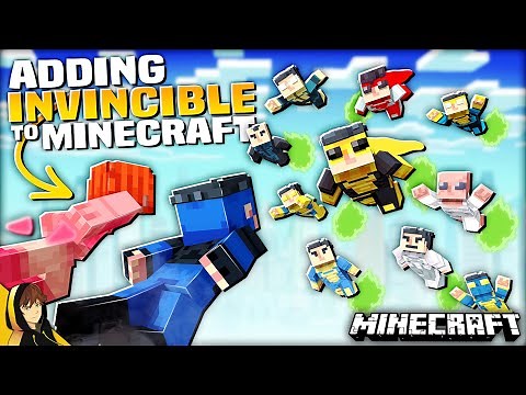 Adding INVINCIBLE + EVIL VARIENTS into MINECRAFT... It's INSANE!?!