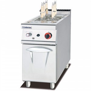 [Hot Item] Mobile Kitchen Equipment Gas Pasta Cooker with Cabinet