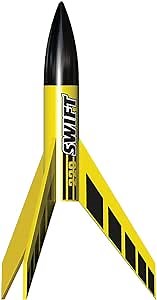 Estes 810 220 Swift Rocket-Building Kit, Intermediate Mini Flying-Rocket-Model Kit for Ages 10+