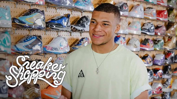 Kylian Mbappé goes sneaker shopping with Complex