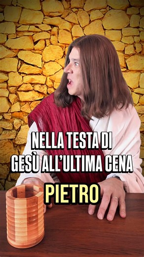 In the head of… JESUS ​​AT THE LAST SUPPER 🍞🍷