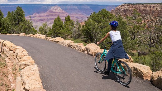 Biking on the Grand Canyon's South Rim