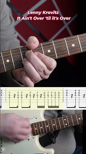 #tutorial Lenny Kravitz - It Ain't Over 'til it's Over #guitar #guitarlesson #guitarcover