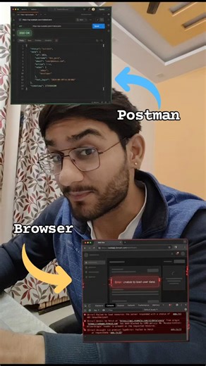 Postman Works But Frontend Fails? 🤯 #codingshorts