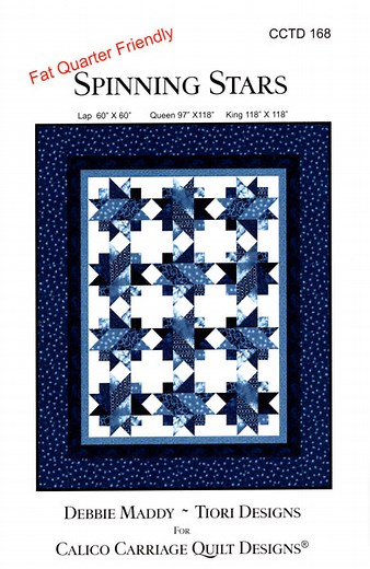 SPINNING STARS - Calico Carriage Quilt Designs Pattern CCQD168