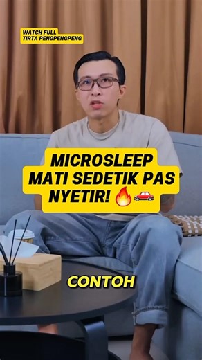 BAHAYA MICROSLIP SAAT BERKENDARA! 🚗💤 Dokter Tirta #podcastclips #infokesehatan #reels