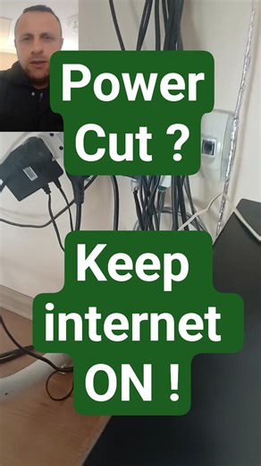 How can i use internet when power outage ? İnternet power cut problem & solved DIY