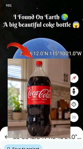 Google Maps Discovery: I Found On Earth A big Coke bottle 😱#viral #googleearth #googlemaps