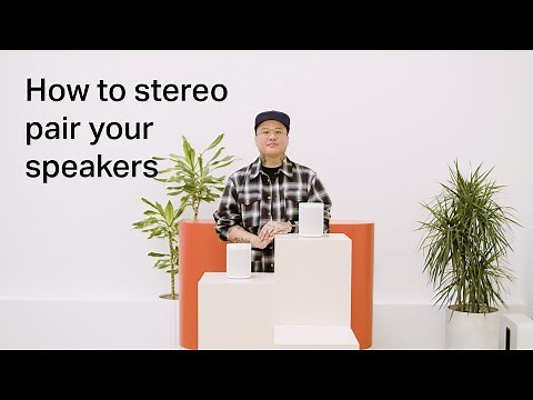 How to stereo pair Sonos speakers