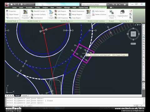 AutoCAD Civil 3D 2011 - Corridor Editing
