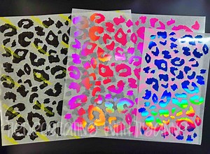 Cheetah Leopard Full Sheet Half Sheet Vinyl Decal || Cheetah Print Car Decal || Leopard Vinyl Sticker || Leopard Cheetah Print Custom Decal - Etsy