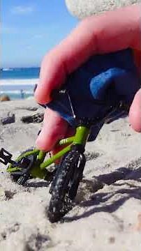 Doing Epic Tricks on Sand Ramps | Mini Tech Deck BMX #bmxtricks #bmxstunts #sand #ramps