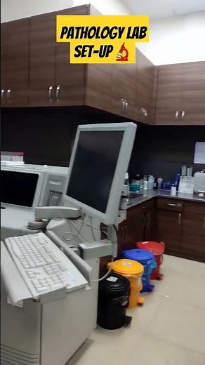 Pathology lab setup🔬 #lab #laboratory #pathology #labtour #medical #viralvideo #youtubeshorts #dmlt