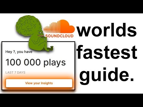 How to make the soundcloud algorithm love you in 60 seconds