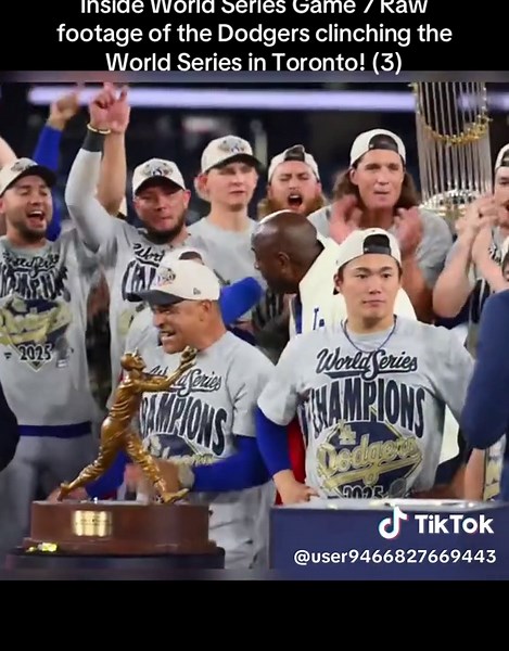 Dodgers Clinch World Series Game 7 Footage