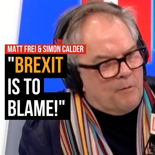 'We made our choice with Brexit and these are the consequences.' Travel Editor at The Independent Simon Calder tells Matt Frei Brexit is to blame for the coach delays at Dover and says it's going to get 'worse'. | LBC