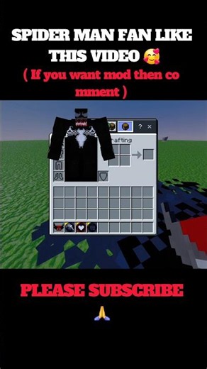 REALLY SPIDER IN MINECRAFT || THE SPIDER MAN MOD IN MINECRAFT #minecraft #shorts #spiderman