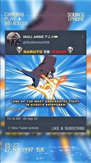 "The Underrated Fight in Naruto Shippuden"💀 | "NARUTO VS ITACHI" Edit | VAI VAI TRAIR (Slowed)