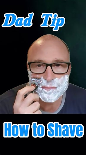 Here is How to Shave Your Face **** Note: This video is not sponsored **** I show you the products that I use for your own reference. Blessings 🙏🏻 #shave #howto @gillette @barbasolshave | Dad, how do I?