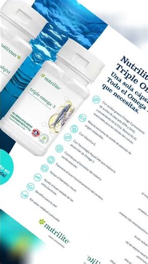Nutrilite - TRIPLE OMEGA-3 - cerebro, corazón y metabolismo