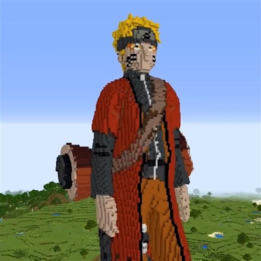 pro Builds a Naruto House in Minecraft 🍥🏠 #minecraft