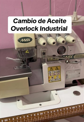 Mantenimiento de Overlock: Cambio de Aceite y Limpieza