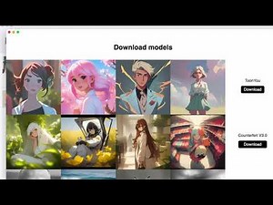 AnimateDiff Stable Diffusion Models Downloader