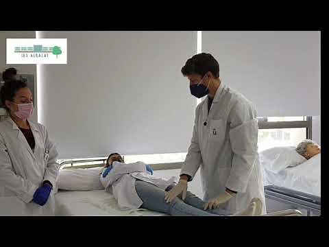 PractiCAEs: movilización de paciente con prótesis de cadera.