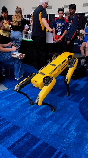 Day 2 energy at the FIRST World Championship! 🙌🏽 #Robotics #Robot #Engineering #STEM | Jay Flores