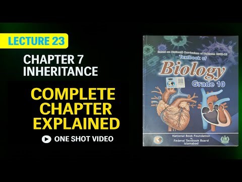 📘 Class 10 Biology | Chapter 7 Inheritance | One-Shot Full Chapter Lecture by Dr. Madiha