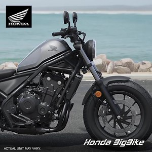 4.9M views · 10K reactions | The New Rebel shows an even more captivating look that truly embodies the spirit of freedom. Exudes all the greatness packed in one Big Bike. Take one now. Actual unit may vary. #Rebel500 #HondaBigBike #HondaPH #OneDream | Honda Philippines, Inc. | Facebook