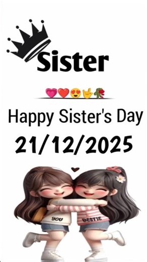 Sister Bond Forever 💕 | Happy Sister’s Day Song | Emotional भाई–बहन Video
