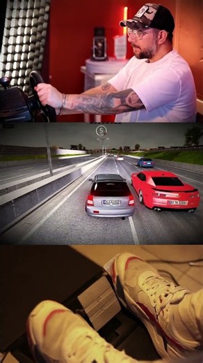 Assetto Corsa Realistic Traffic Racing 🚗🔥 Thrustmaster Setup #shorts