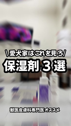 獣医皮膚科専門医でも 「愛犬に1番良い保湿剤を教えて下さい」 という質問をされると困っちゃいます。 皮膚の状態、年齢、季節、飼い主のライフスタイルにもよるので、何をもって“1番”とするかが難しいのです。 新たに愛犬の保湿を始める方にオススメなのが、セラミド配合の保湿剤なので、今回は敢えて3つに絞って紹介します。 皆さんが使ってる保湿剤も是非教えて下さい🎪 #犬のスキンケア #獣医皮膚科専門医 #サーカス動物病院