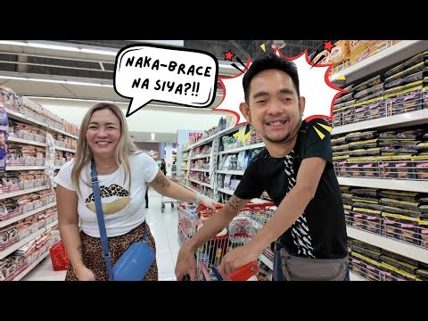 MONTHLY GROCERY SHOPPING!! NAKA-BRACE NA ANG ASAWA KO?!