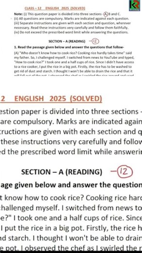 #Solve#Class12English#Paper#CBSE