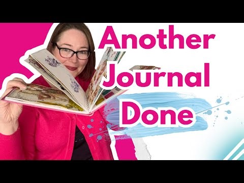 I Finally Filled another Art Journal! - Flip Through Time!