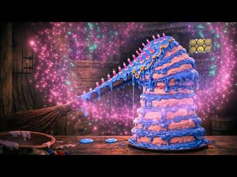 Sleeping Beauty Birthday Cake Ambience | Magic Cake Brought to Life + Soft Classic Fantasy Music 🎂🪄