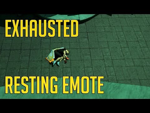 Exhausted Resting Emote | Guide on how to get it fast (Runescape 3)