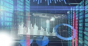 Animation Multiple Numbers Graphs Fingerprints Against Stock Footage Video (100% Royalty-free) 1096605939 | Shutterstock