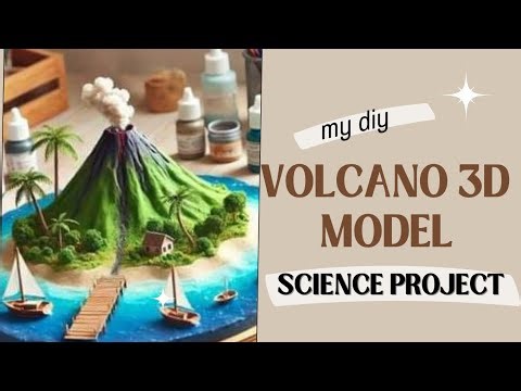 Volcano Project| Making Volcano Project| Volcano Working Model | Easy Science Project#scienceproject