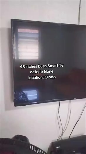 45 inches Bush Smart TV Condition: Perfect, no defects Location: Olodo, Ibadan If you're nearby and interested, simply make a part payment to receive the seller's details. To place your order, kindly send a screenshot or copy the link of this post and forward it to 08024262478. Please note, this is the only valid contact number. Thank you! #insideoyo #inside_ibadan #ibadantiktok🔥