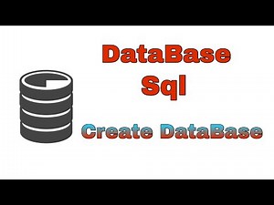 إنشاء قاعدة بيانات (داتا بيز) | داتا بيز (01)