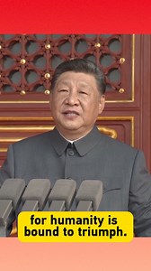 2.7M views · 14K reactions | "The #great #rejuvenation of the #Chinese #nation is unstoppable, and the noble cause of #peace and #development for #humanity is bound to #triumph," said #Chinese President #XiJinping on Wednesday as the #country marked the 80th #anniversary of the #victory of its war of resistance against Japanese aggression and the World Anti-Fascist War. | Why China | Facebook